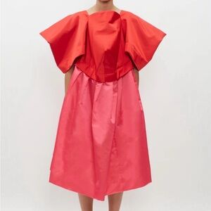 ISO | COMMES Des GARCONS Pink & Red Dress